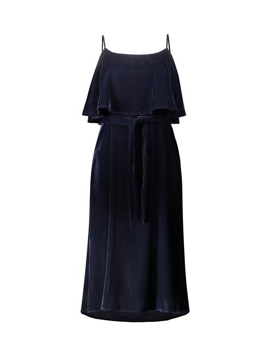 Mango پیراهن مخمل میدی زنانه